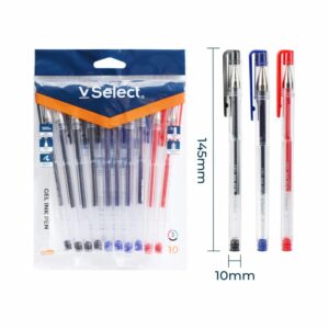 vselect gel ink pen 3colors 0.5mm 10pcs