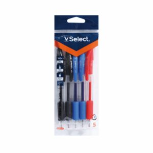 vselect ballpoint pen 3colors 0.7mm 5pcs