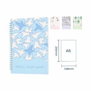 vselect spiral notebook 80sheets a5