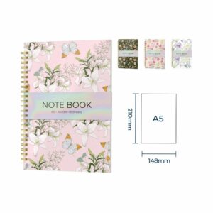vselect spiral notebook 80sheets a5