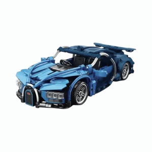 lelebrother speed bugatti building block 1:18