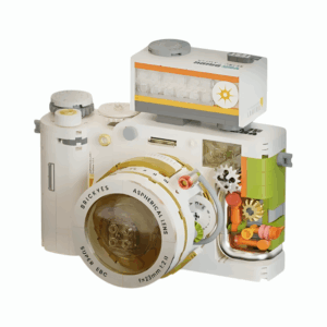 camera building blocks (white)