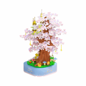wekki sakura music box building blocks