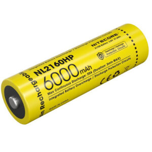 nitecore nl2160hp 6000mah rechargeable 21700 battery