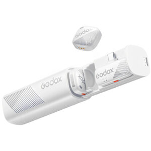 godox cube sc kit2 wireless microphone (white, type c)