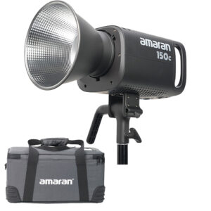 aputure amaran 300c rgb led monolight with carry case (black)