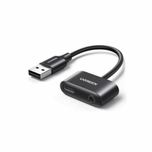 Ugreen - 80897 USB Audio Converter USB-A to USB-C with 3.5mm Headphone Jack
