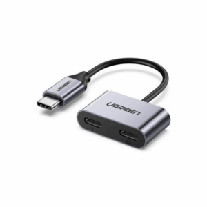 ugreen 60165 2 in 1 usb c headphone & charge adapter
