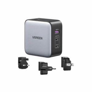 ugreen 90409 gan 65w fast charger (3 port)