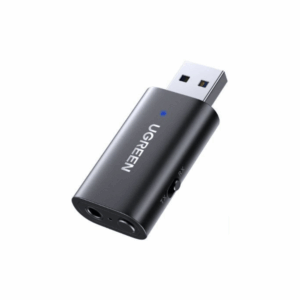 ugreen 60300 usb 2.0 to 3.5mm bluetooth transmitter/receiver adapter with audio cable