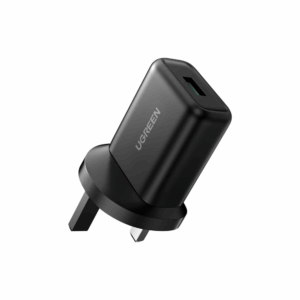 ugreen 70165 fast charging power adapter with qc3.0 uk (black)