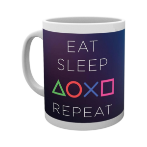 playstation: eat, sleep, repeat mug