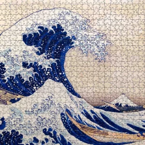 hokusai puzzle metal case