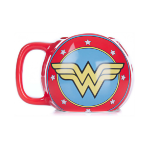 dc comics wonder woman shield mug