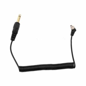 6.35mm to pc sync cable cord male