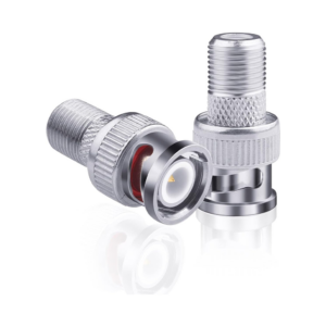 bnc male plug to f female jack coax adapter 75 ohm