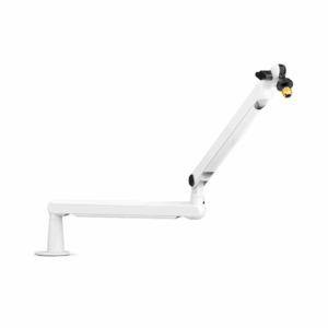 boom arm stand low profile (white)
