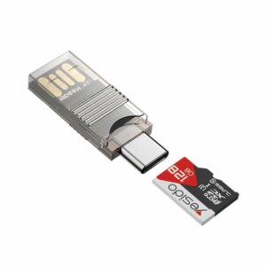 yesido gs21 card reader usb 2.0 and type c 2 in 1 tf card reader