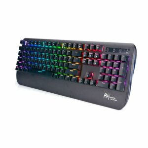 royal kludge rk990 104 keys black wired mechanical gaming keyboard (black switch)