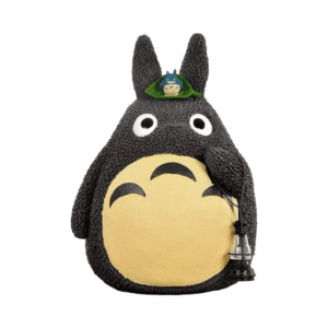 ghibli totoro with lamp piggy bank