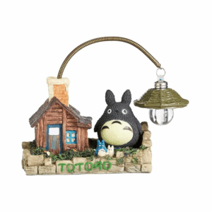 ghibli totoro wooden house deco lamp