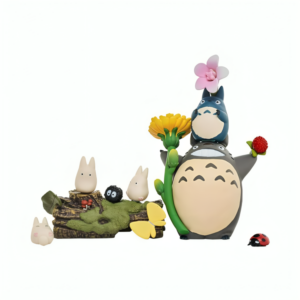 ghibli my neighbor totoro flower nosechara stacking figures