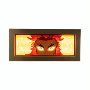 anime light box demon slayer rengoku face lamp