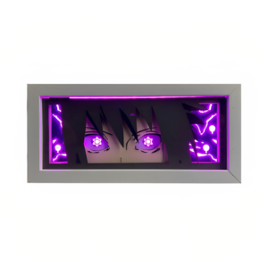anime light box naruto shippuden sasuke uchiha mangekyo eyes face lamp