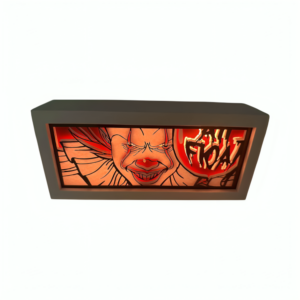 it light box pennywise face lamp