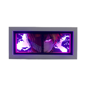 anime light box chainsaw man denji face lamp