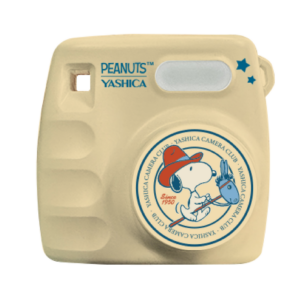 yashica x peanuts mini digital camera (cream)