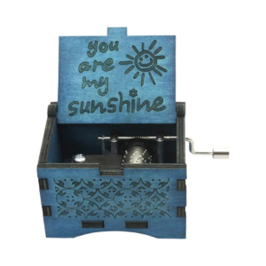 engraved wooden music box you are my sunshine style 7