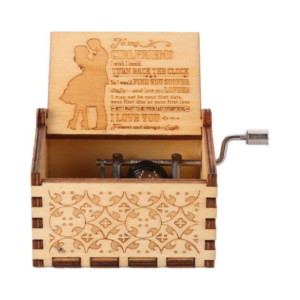 engraved wooden music box you are my sunshine girlfriend gift