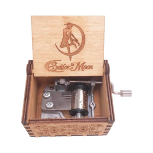 engraved wooden music box sailor moon style 3