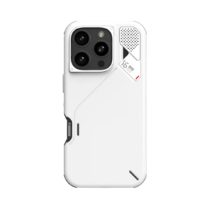 aulumu a16 slim shockproof case for iphone 16 pro (white)