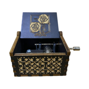 engraved wooden music box attack on titan style 3