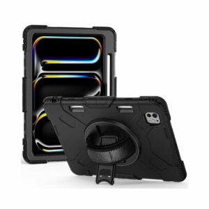 360 rotation three layers protection case for tab a9+