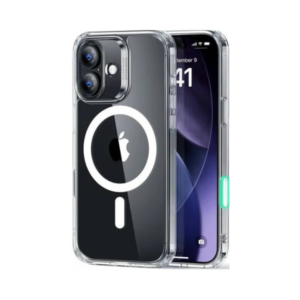 esr classic hybrid magnetic case (camera control) for iphone 17 – clear