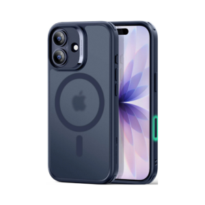 esr classic hybrid magnetic case (camera control) for iphone 17 – clear black (copy)