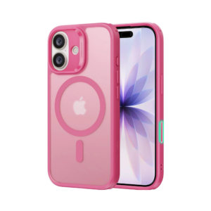 esr classic hybrid magnetic case (camera control) for iphone 17 – frosted pink