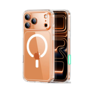esr classic hybrid magnetic case (camera control) for iphone 17 pro – clear