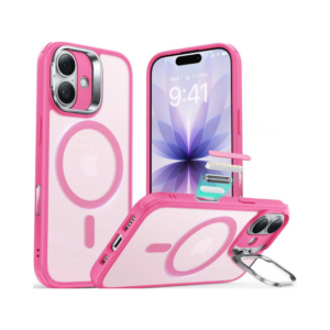 esr clear magsafe iphone 17 (camera control) case – frosted pink