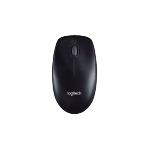 logitech wired mouse m90 black