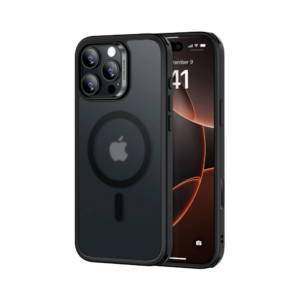 esr halolock classic hybrid case (camera control) for iphone 16 pro max frosted black