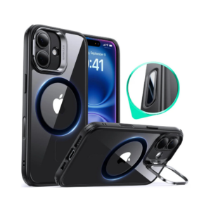 esr halolock classic hybrid case (camera control, stash stand) for iphone 16 clear (copy)