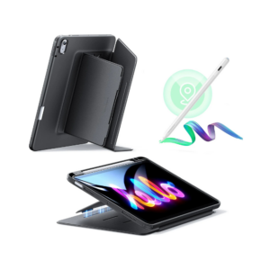 esr esr flip hybrid case (pencil holder) for ipad air 13 (2025/2024) black