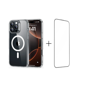 esr classic hybrid case (halolock) with screen protection set / iphone 16 frosted black (copy)