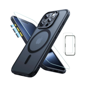esr classic pro case (halolock) set for iphone 15 pro frosted black