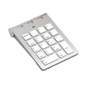 wired numeric keypad with usb hub