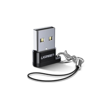 ugreen 50568 usb a male to usb c female adapter (black)